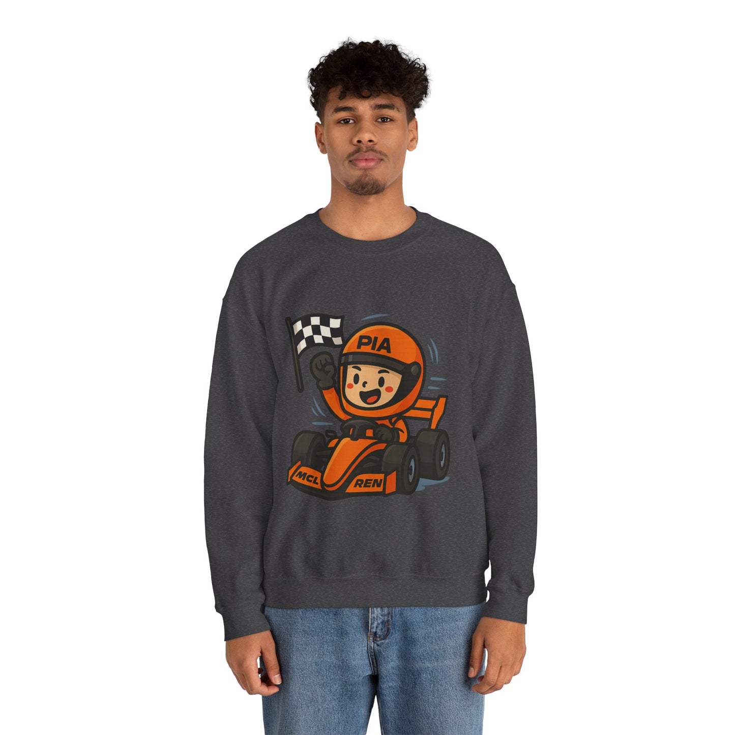 F1 racing mascot sweatshirt print
