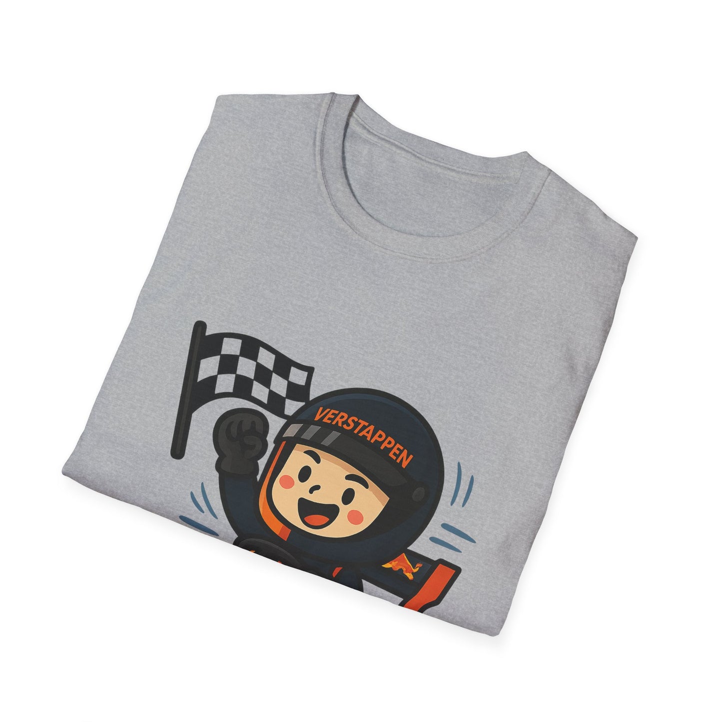 T-Shirt – Cute Checkered Flag Verstappen F1 Driver Tee