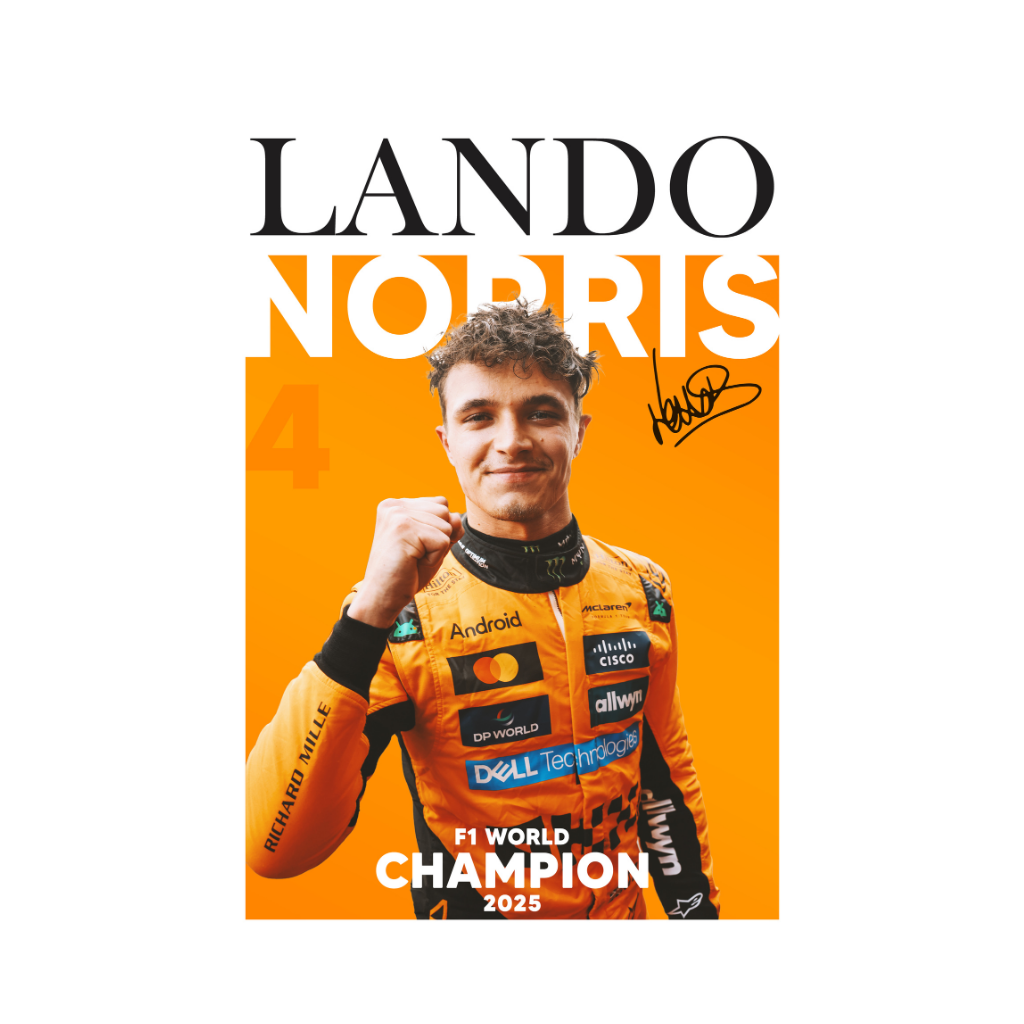 LN1 WDC Lando Norris Print on Photographic Paper