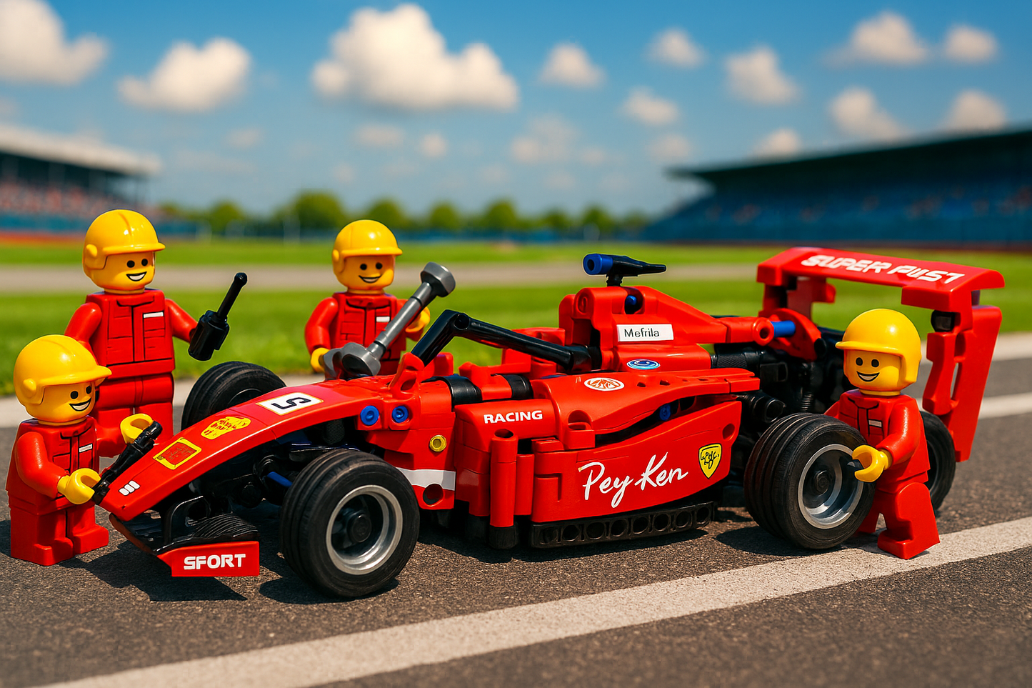 Ferrari 455 Piece Block building F1 car kit