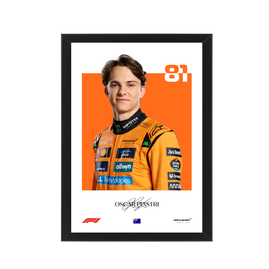 OP81 Oscar Piastri Print on Photographic Paper
