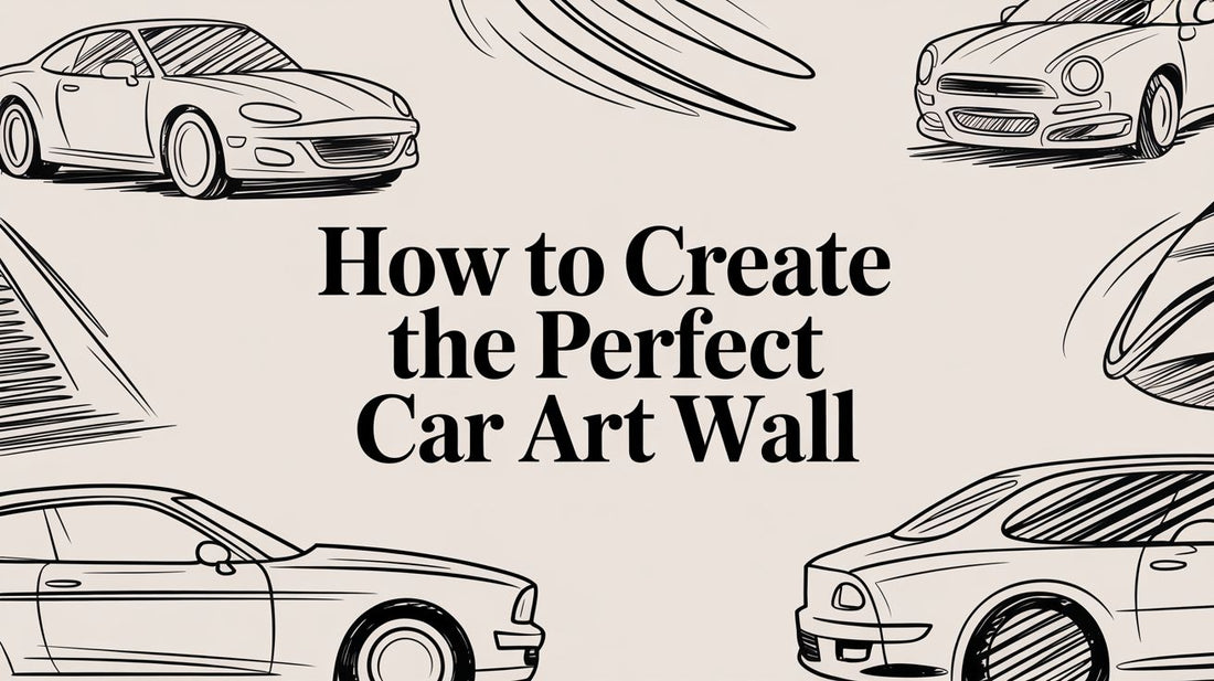 How to Create the Perfect Car Art Wall