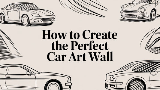 How to Create the Perfect Car Art Wall