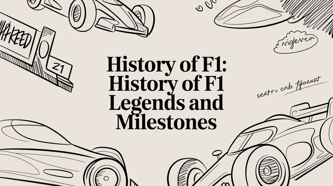 History of F1: history of f1 legends and milestones