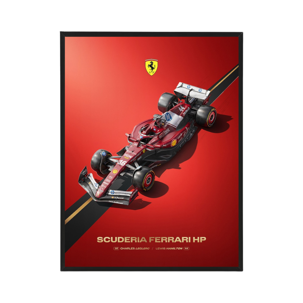 Formula 1 Race car Framed Prints