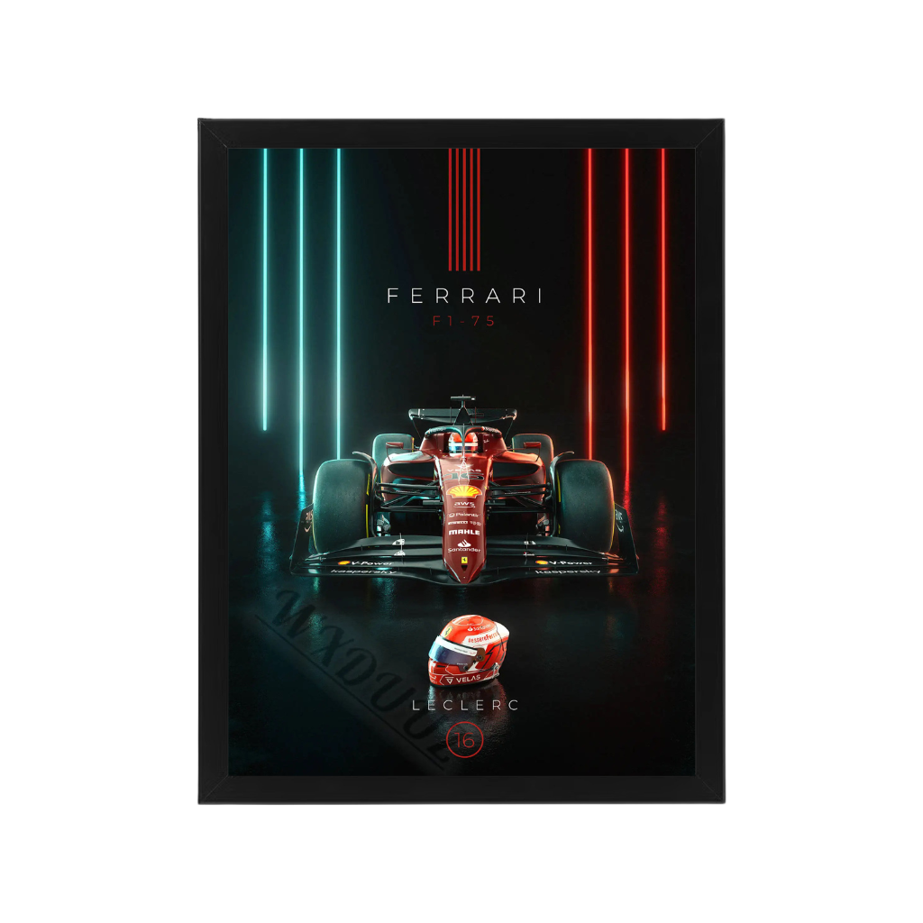 Ferrari F175 Leclerc print frame