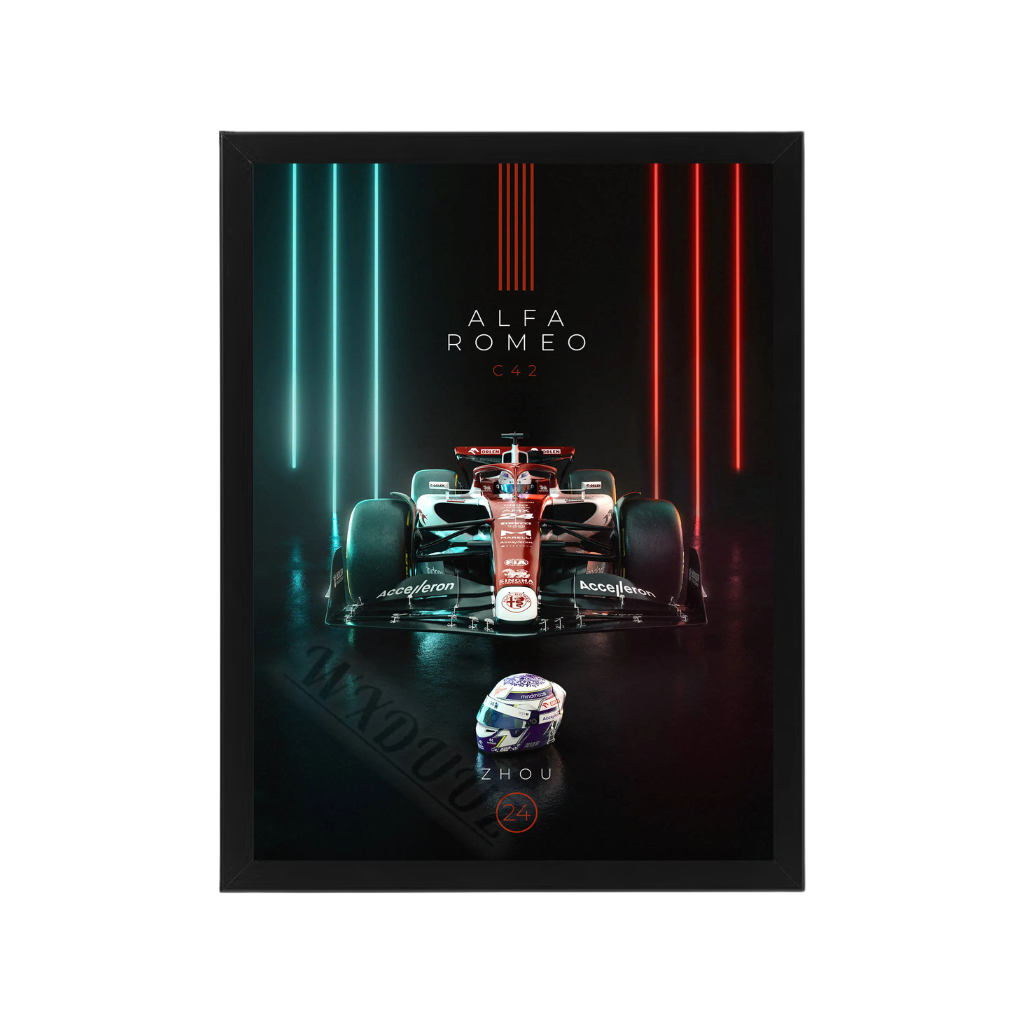 Alfa Romeo C42 ZHOU Framed Print
