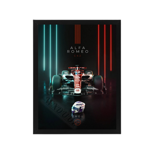Alfa Romeo C42 ZHOU Framed Print