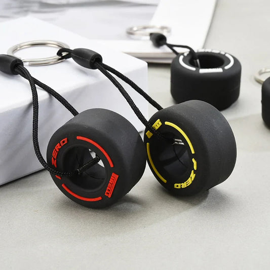 Mini F1 Tire Keyring