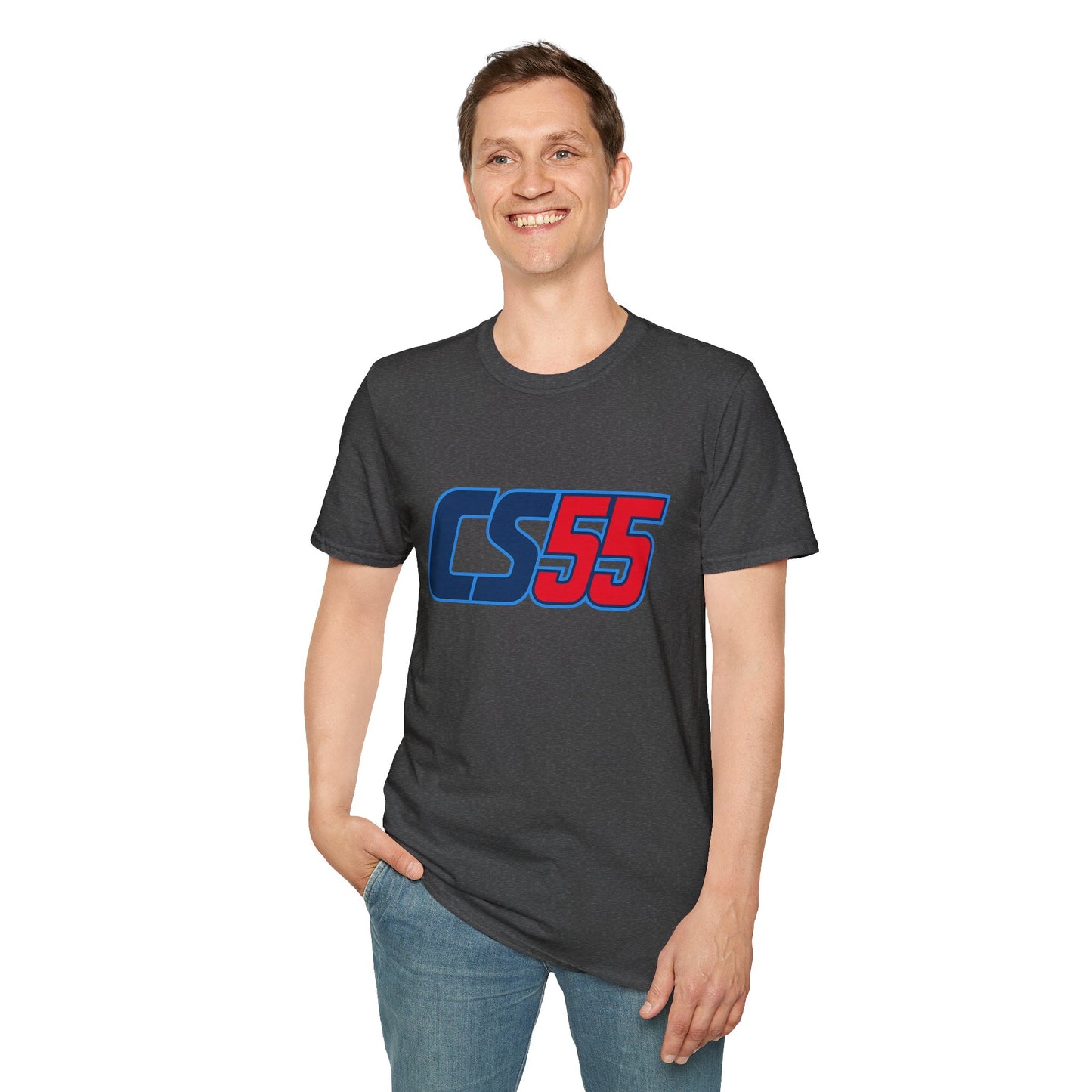 CS55 Racing Logo T‑Shirt — Calos Sainz Motorsport Tee