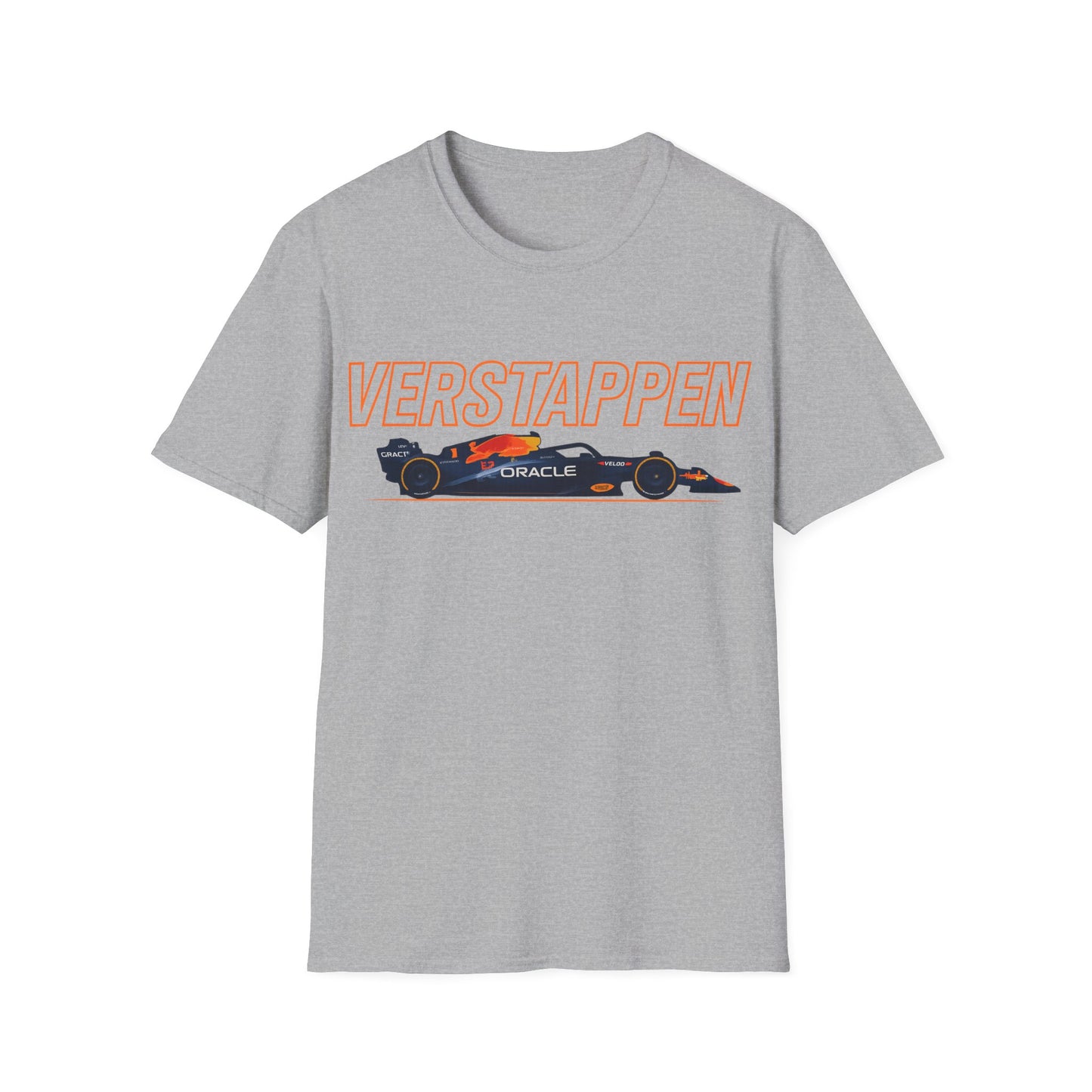 Racing Car Graphic T-Shirt — 'VERSTAPPEN' Motorsport Tee