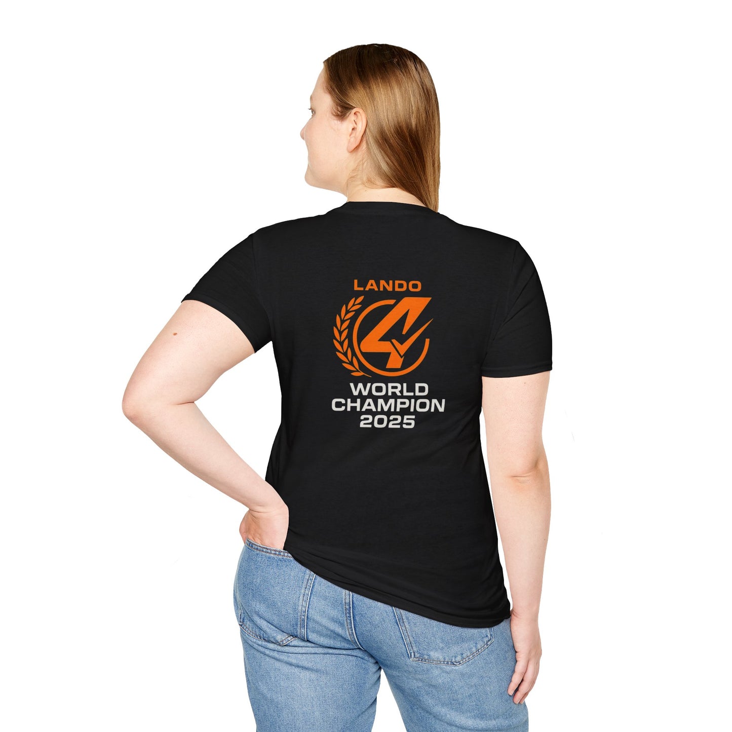 Lando World Champion 2025 T-Shirt Rear Logo