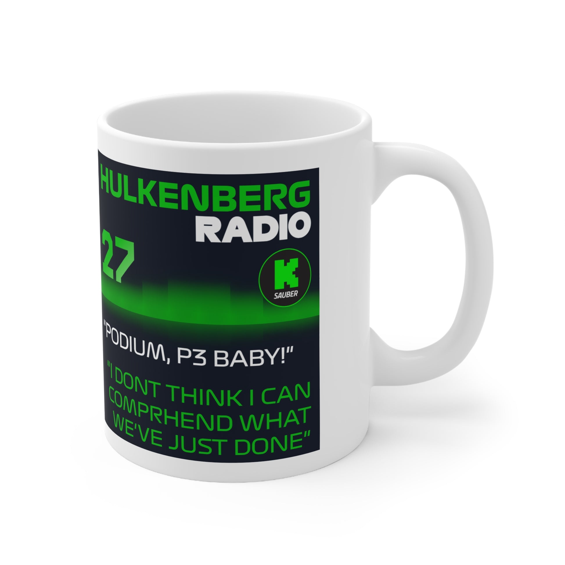 Hulkenberg 27 mug handle view