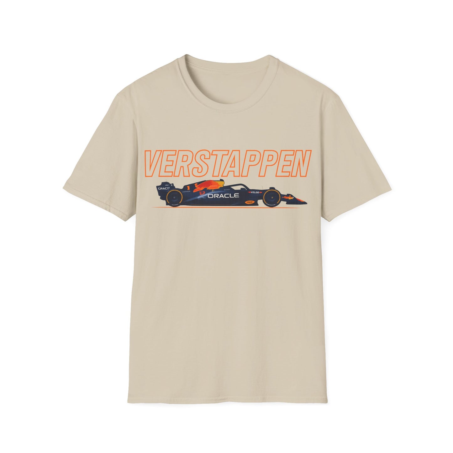 Racing Car Graphic T-Shirt — 'VERSTAPPEN' Motorsport Tee