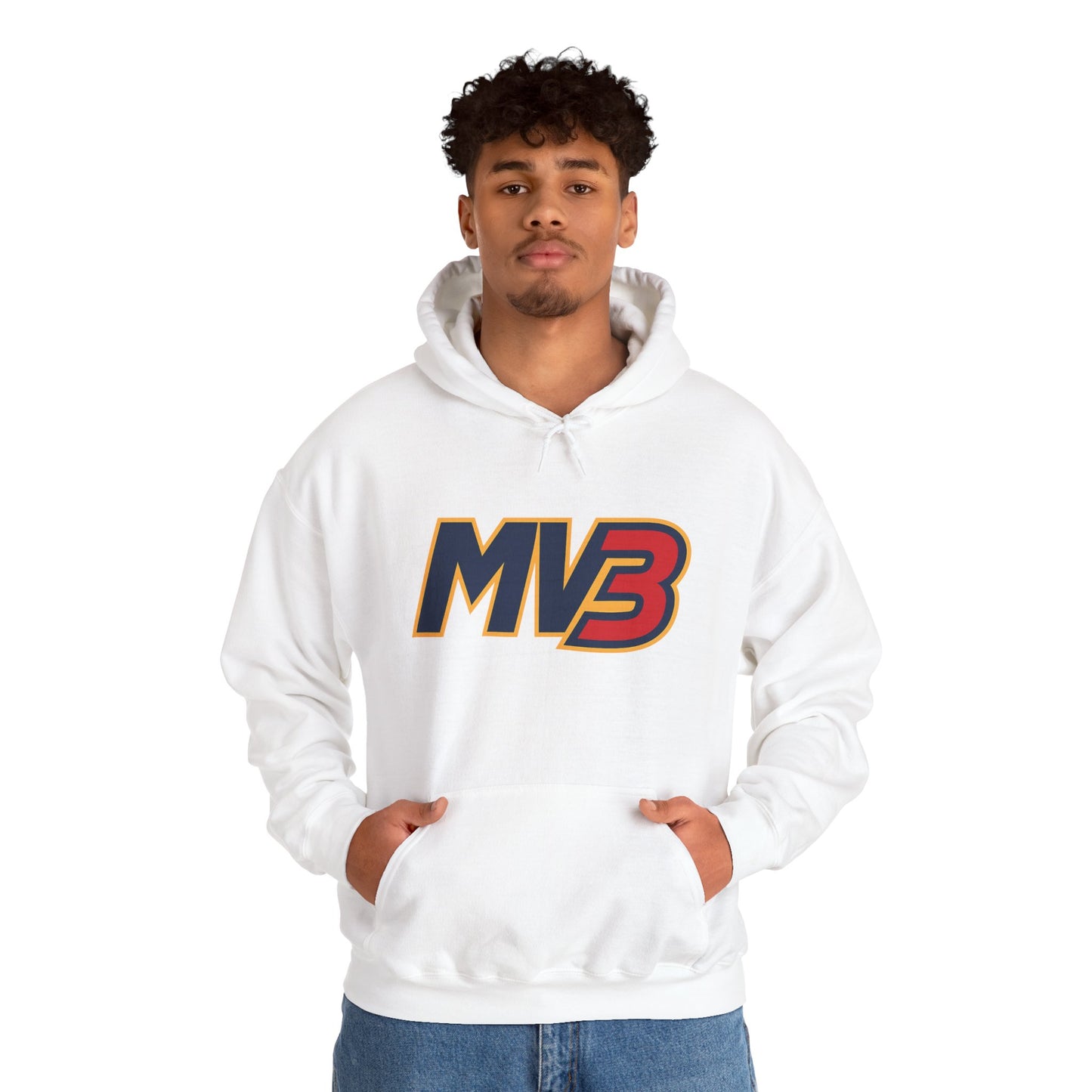 MVB Logo Hoodie — Bold Max Verstappen Sports Pullover