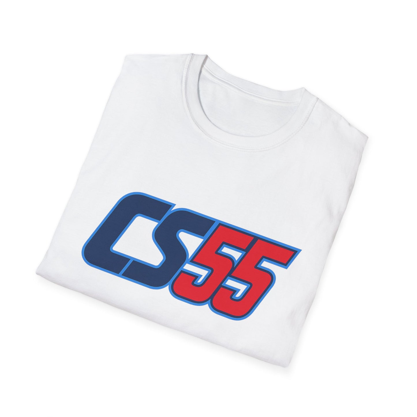 CS55 Racing Logo T‑Shirt — Calos Sainz Motorsport Tee