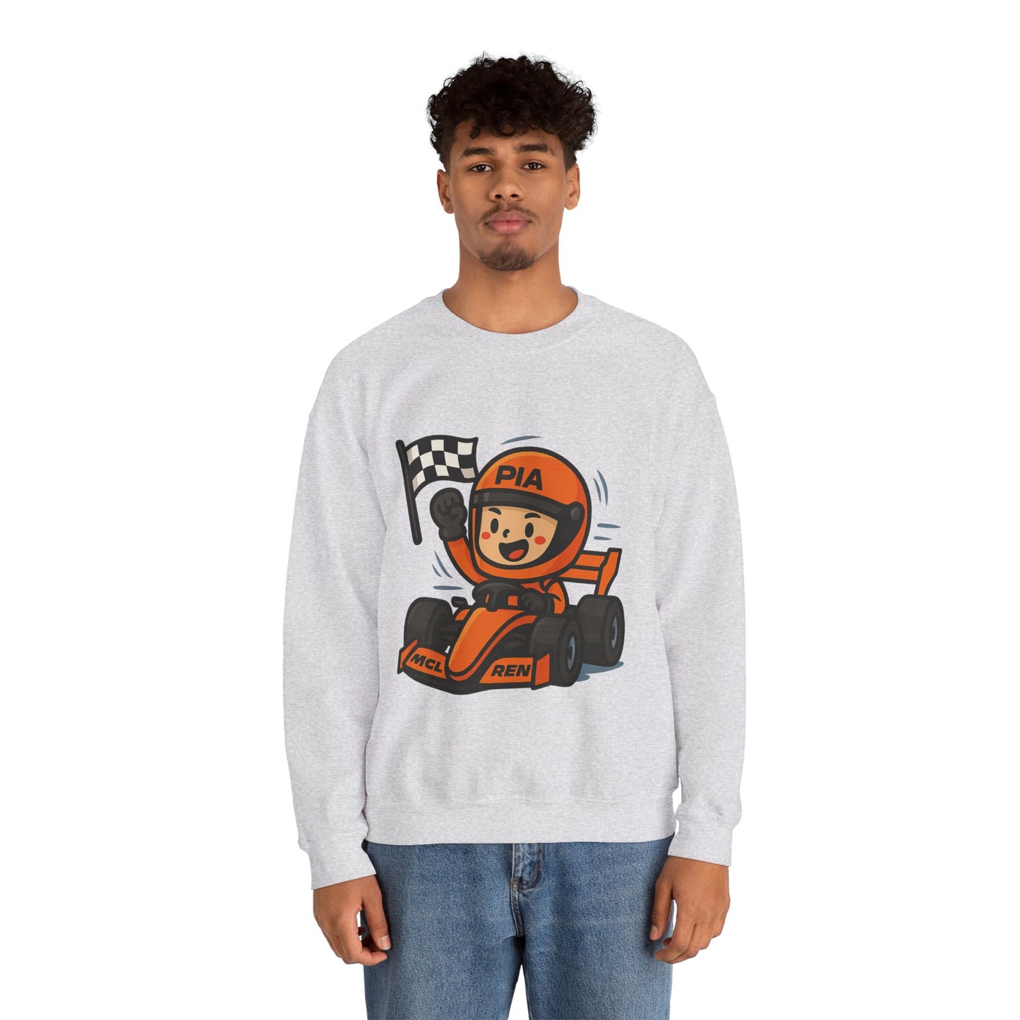 F1 racing mascot sweatshirt print