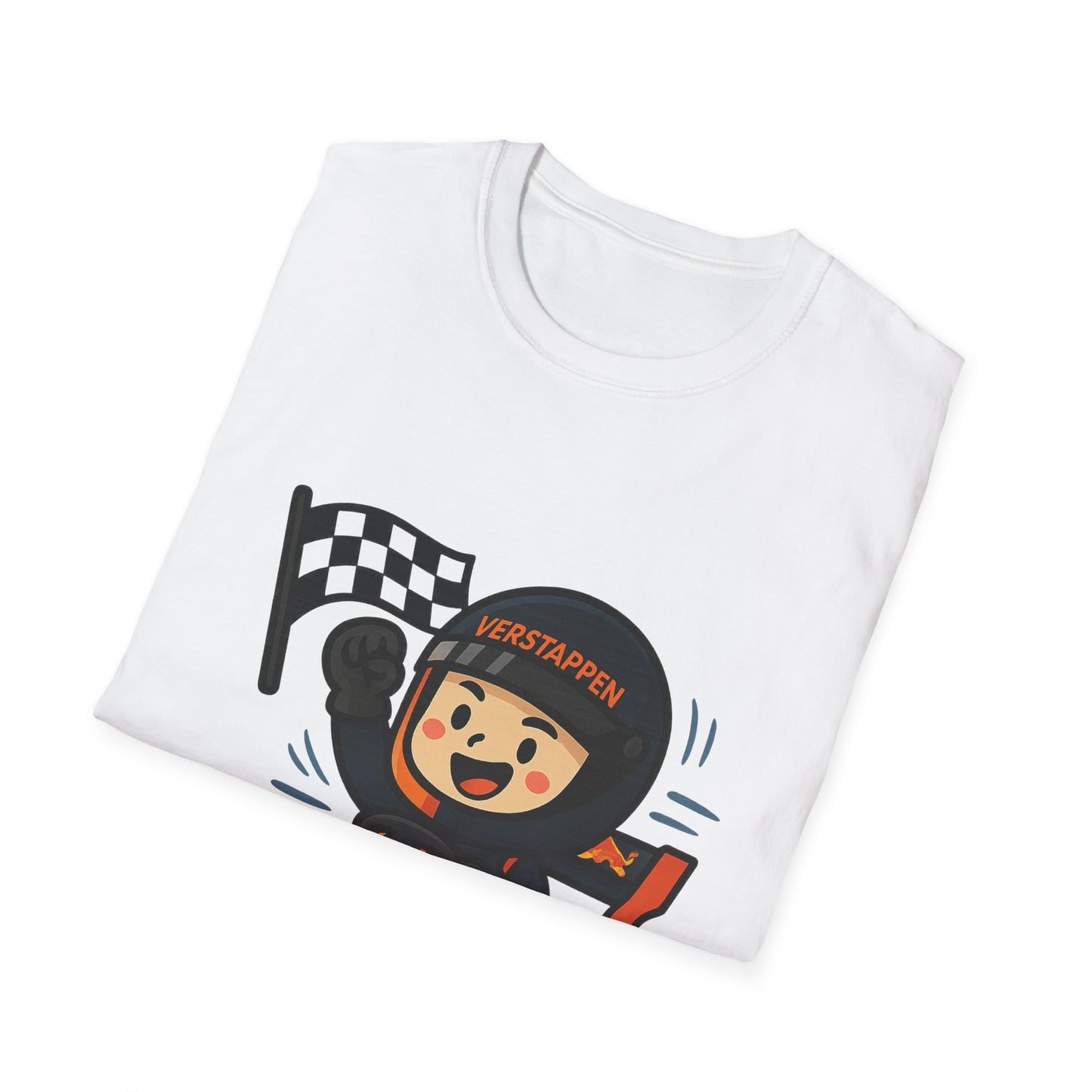 T-Shirt – Cute Checkered Flag Verstappen F1 Driver Tee
