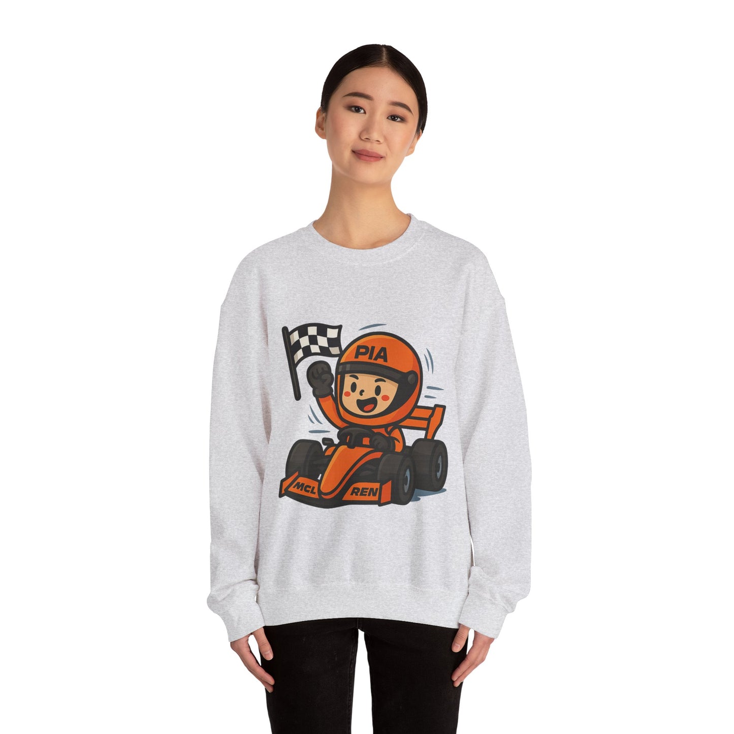 F1 racing mascot sweatshirt print