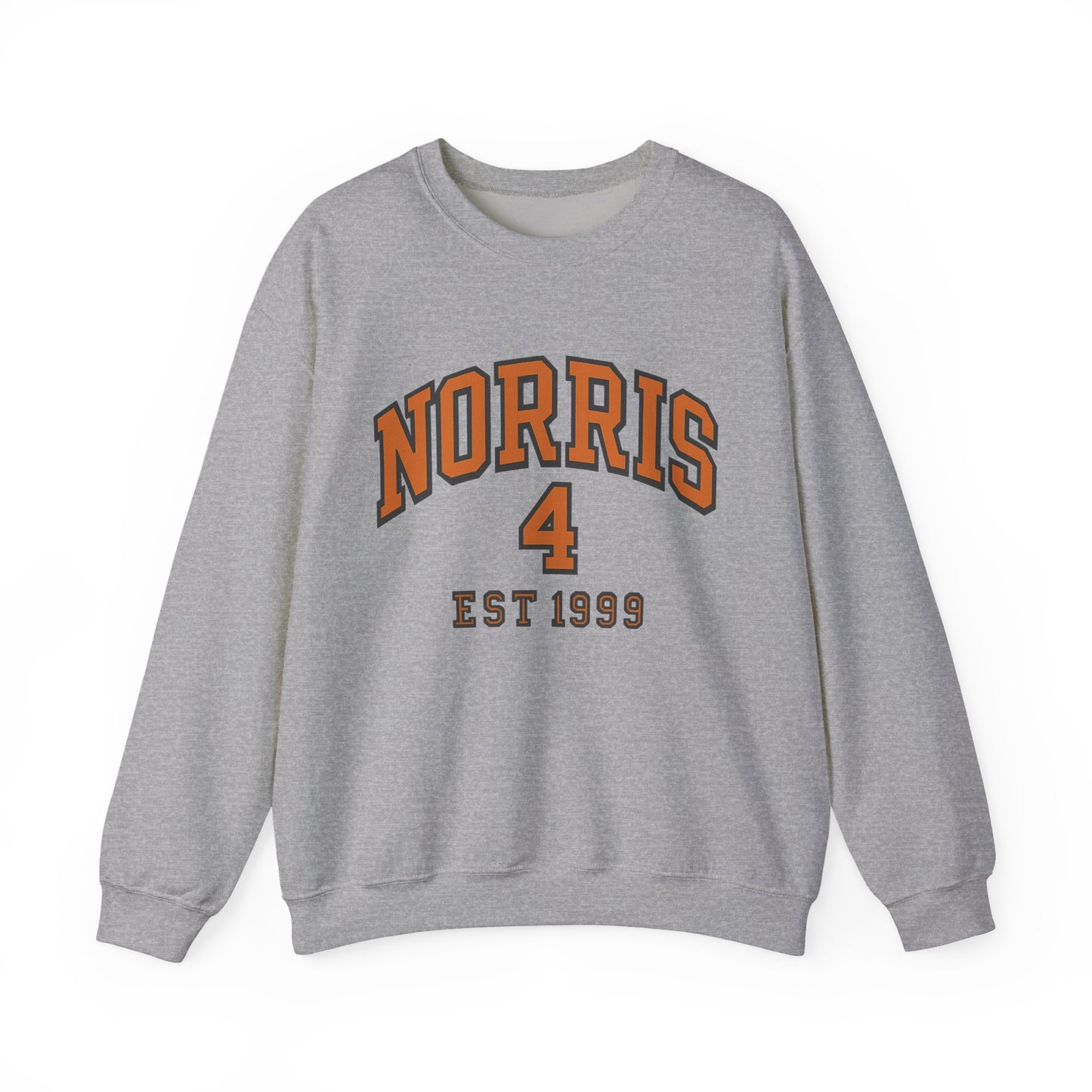 Norris 4 EST 1999 Crewneck Sweatshirt — Vintage Collegiate Track Team Pullover