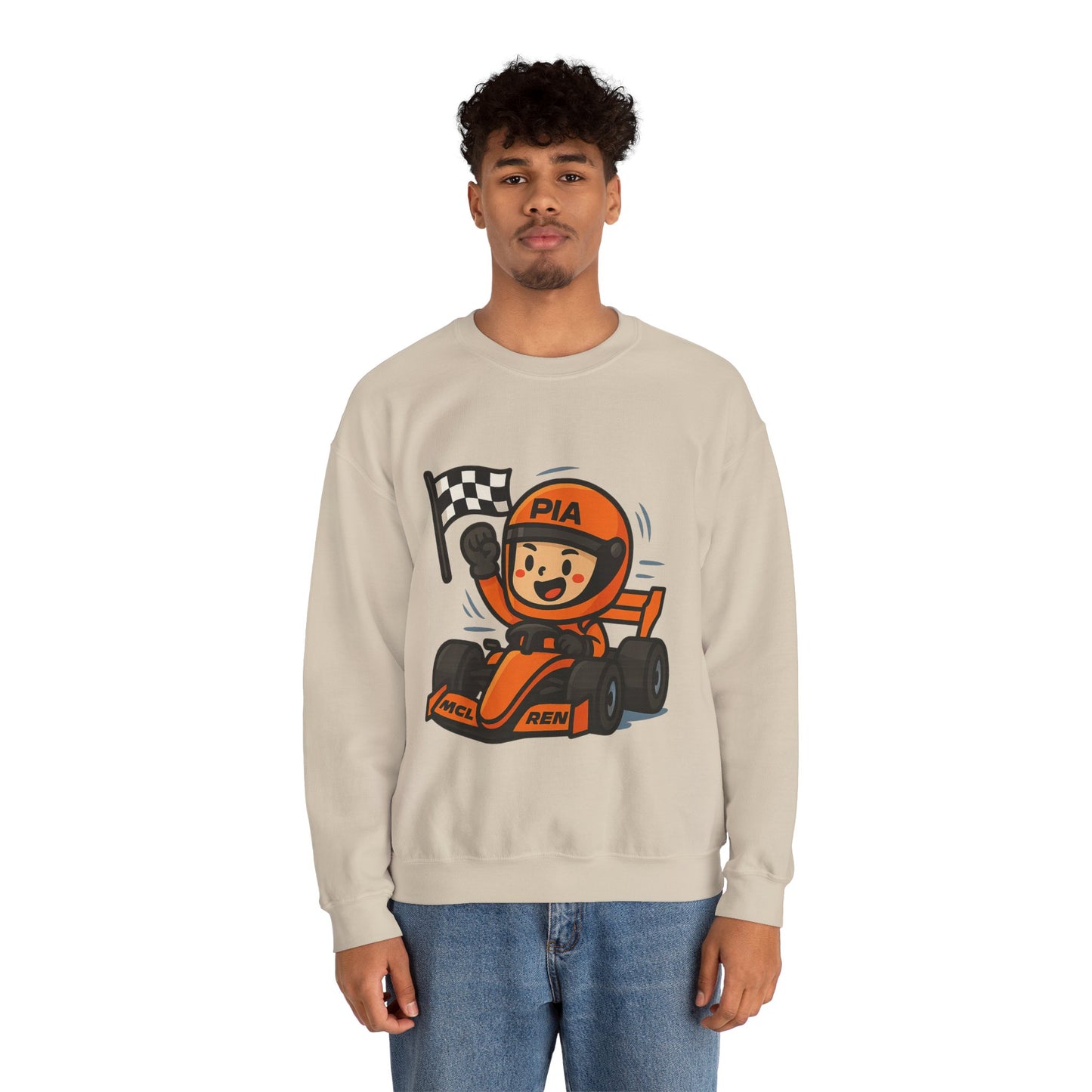 F1 racing mascot sweatshirt print
