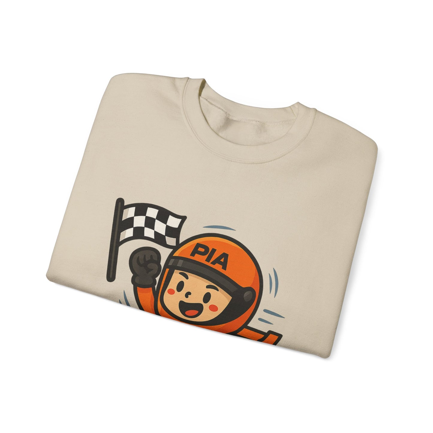F1 racing mascot sweatshirt print