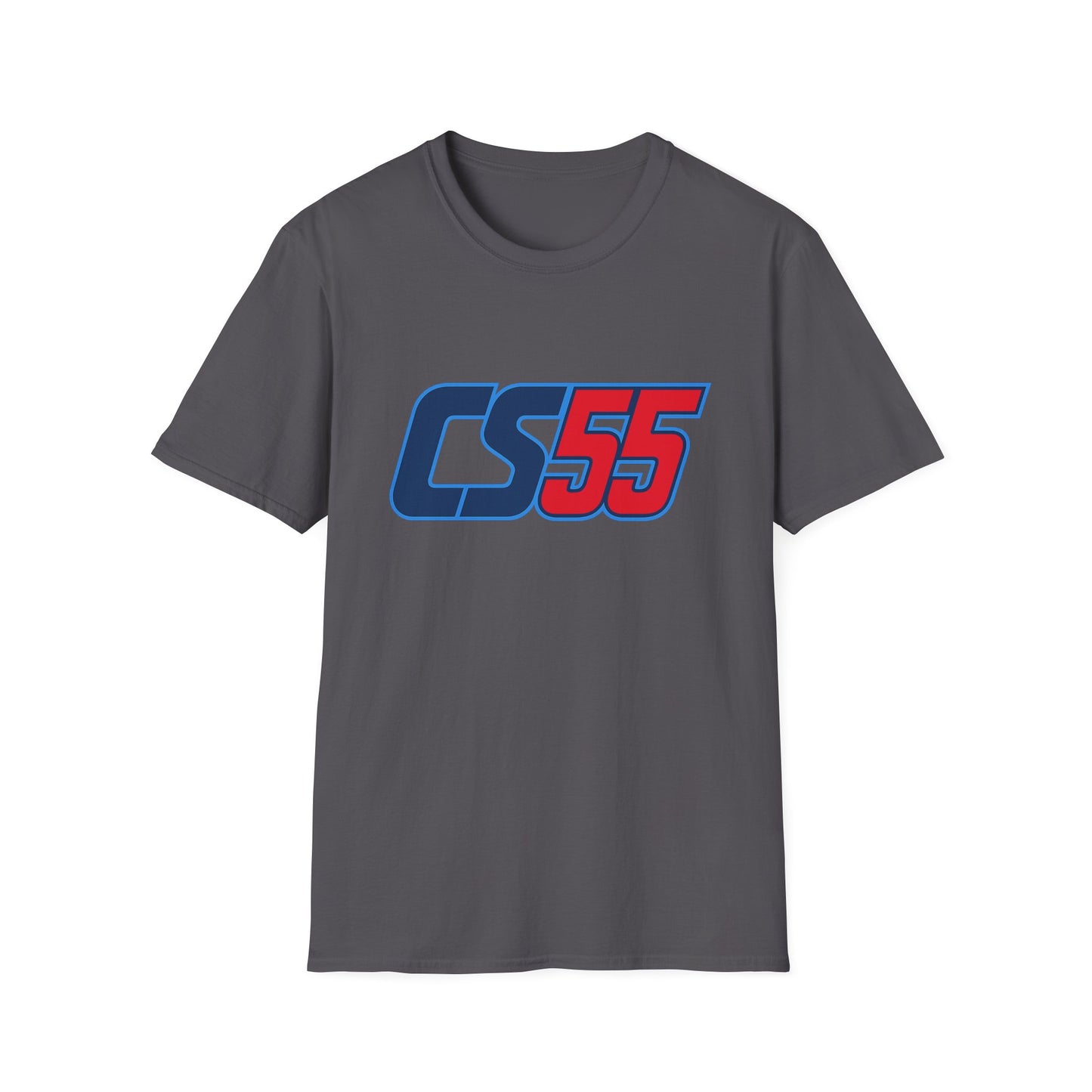 CS55 Racing Logo T‑Shirt — Calos Sainz Motorsport Tee