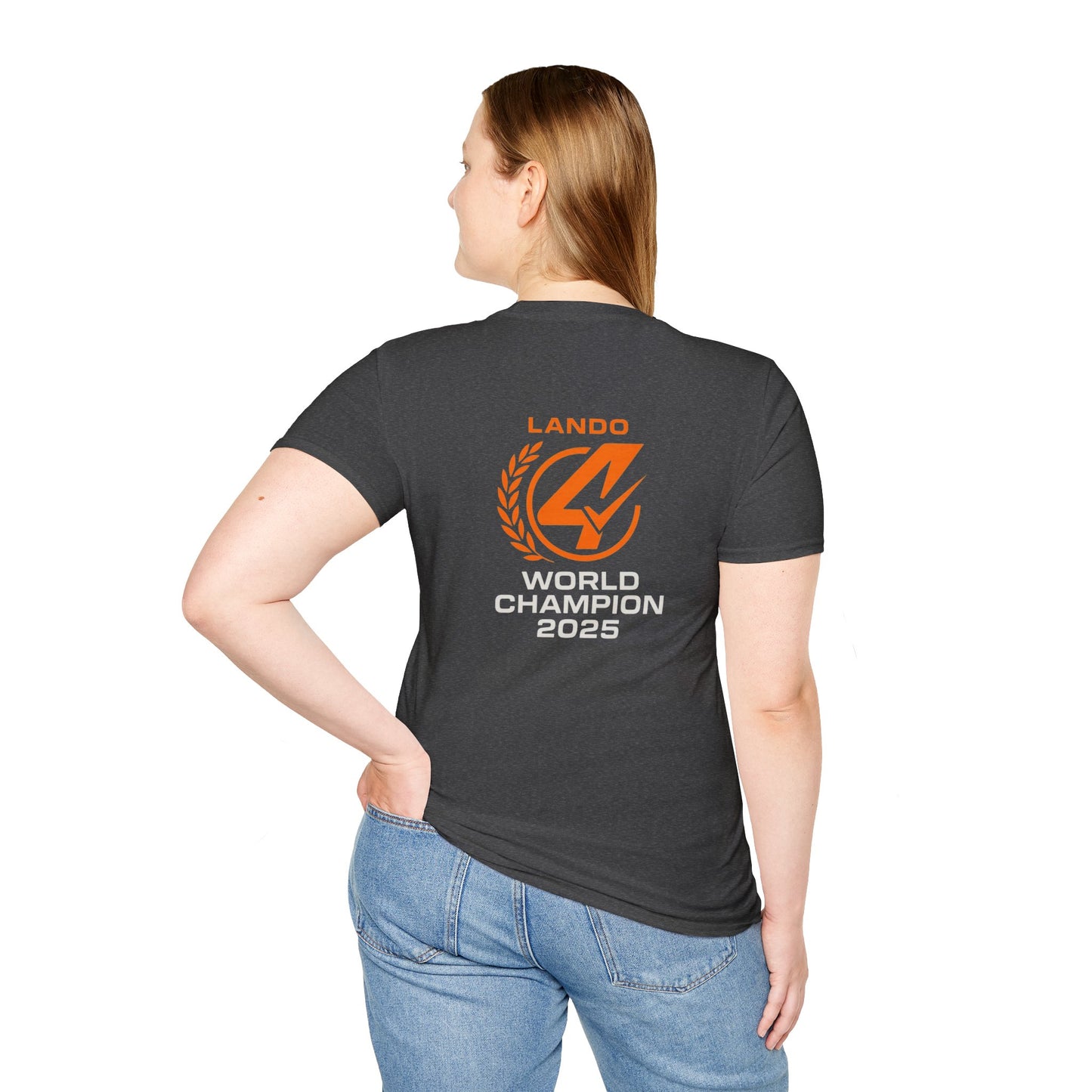 Lando World Champion 2025 T-Shirt Rear Logo