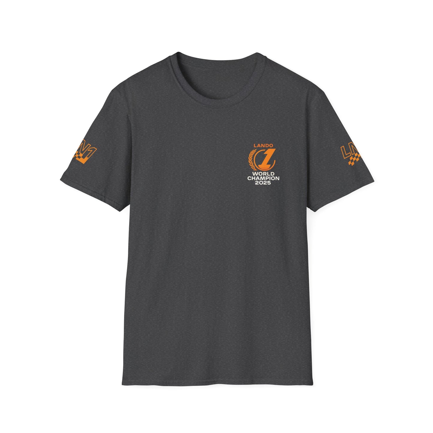 Lando Norris world champion shirt graphic