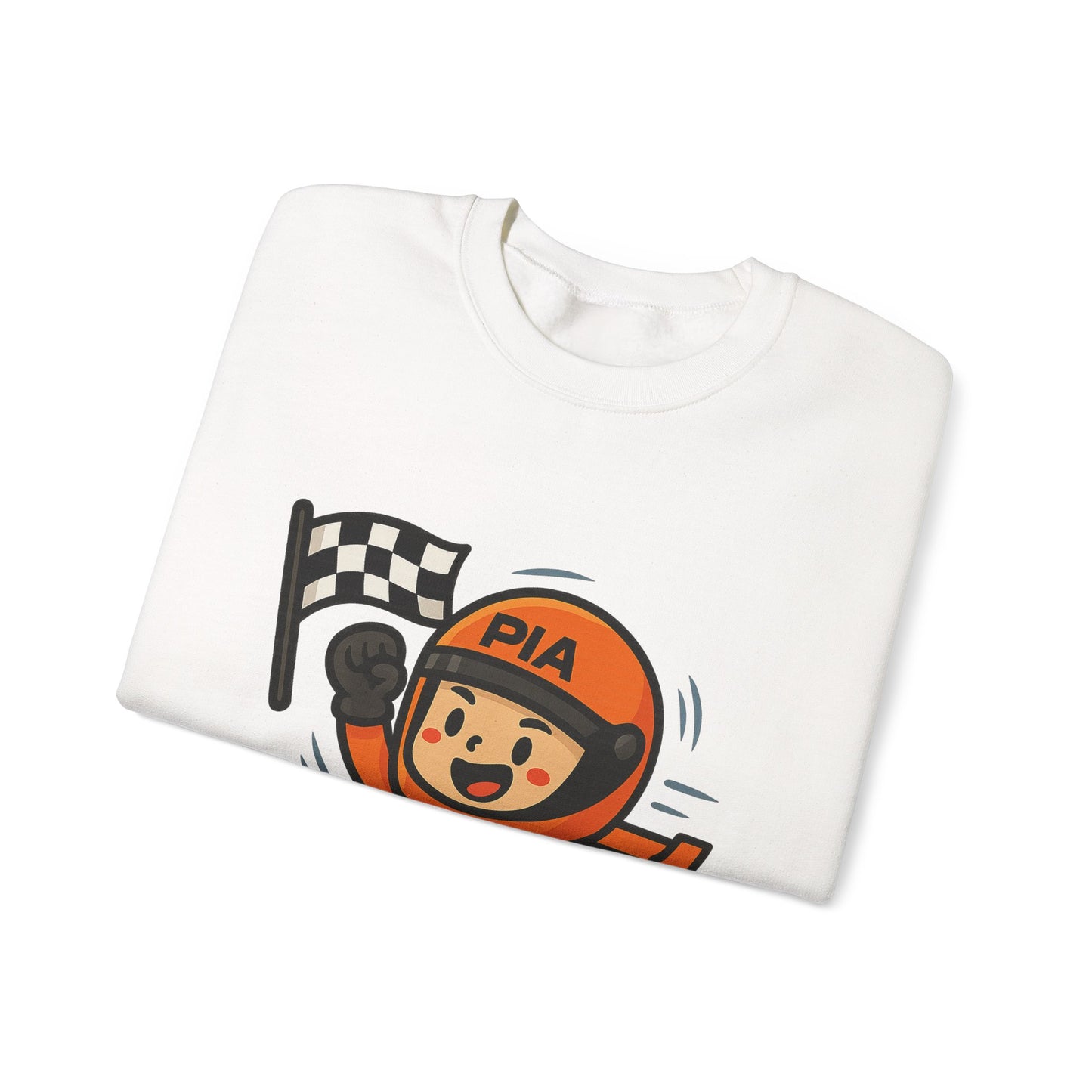 F1 racing mascot sweatshirt print
