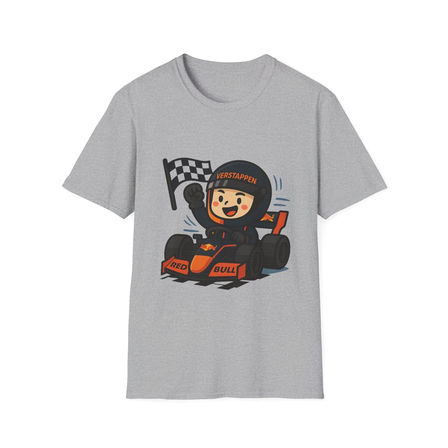 T-Shirt – Cute Checkered Flag Verstappen F1 Driver Tee