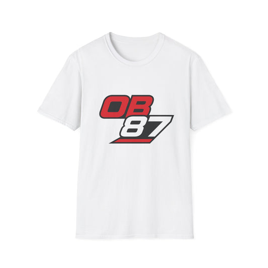 OB87 Graphic T-Shirt — Ollie Bearman Racing Style Logo Tee