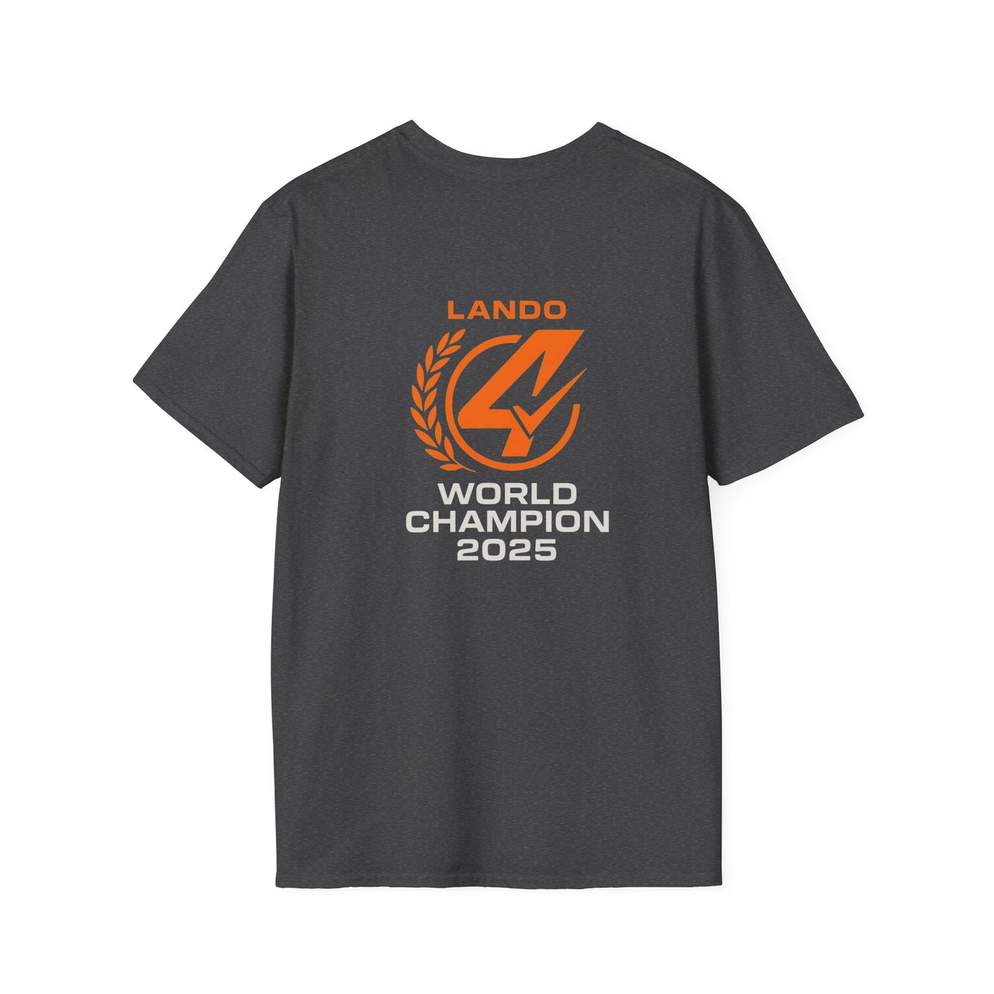 Lando World Champion 2025 T-Shirt Rear Logo