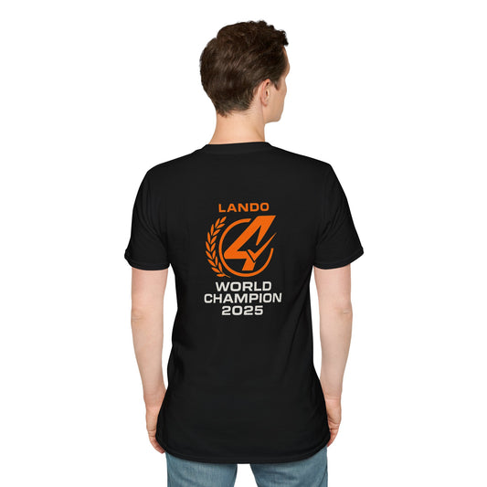 Lando World Champion 2025 T-Shirt Rear Logo