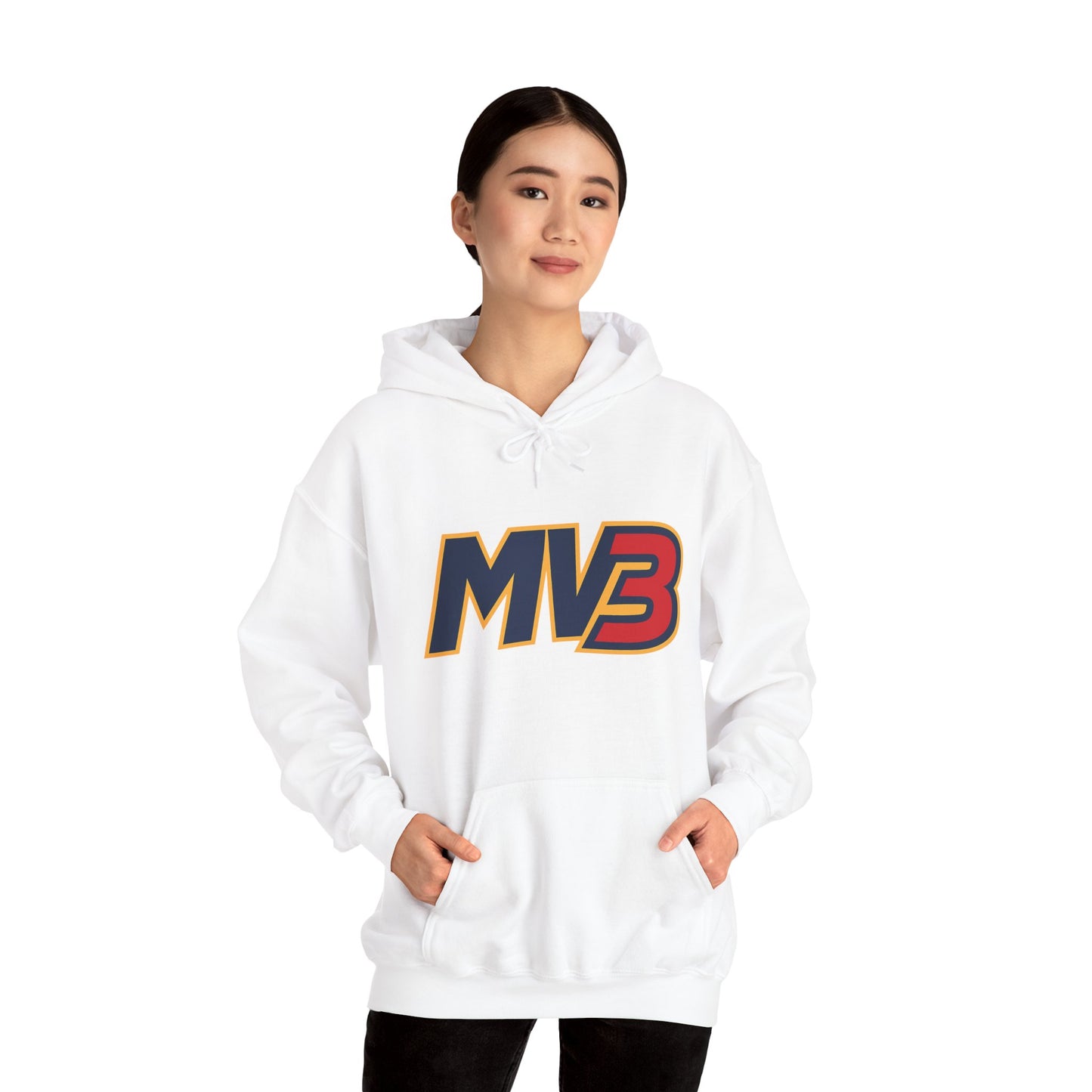 MVB Logo Hoodie — Bold Max Verstappen Sports Pullover