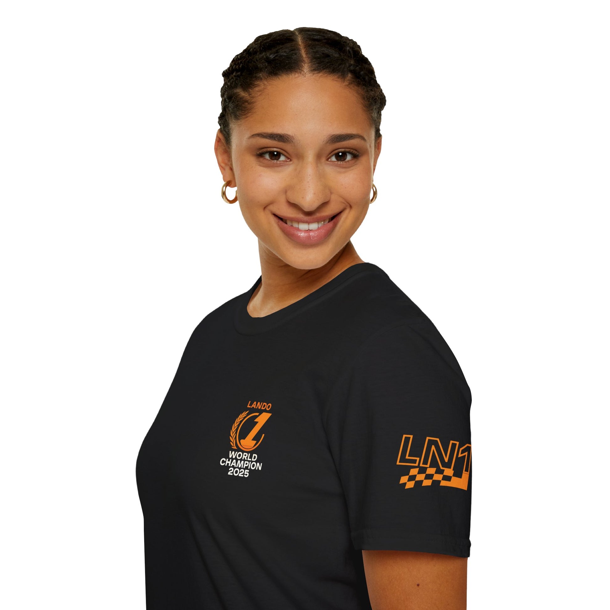 Lando Norris world champion shirt graphic