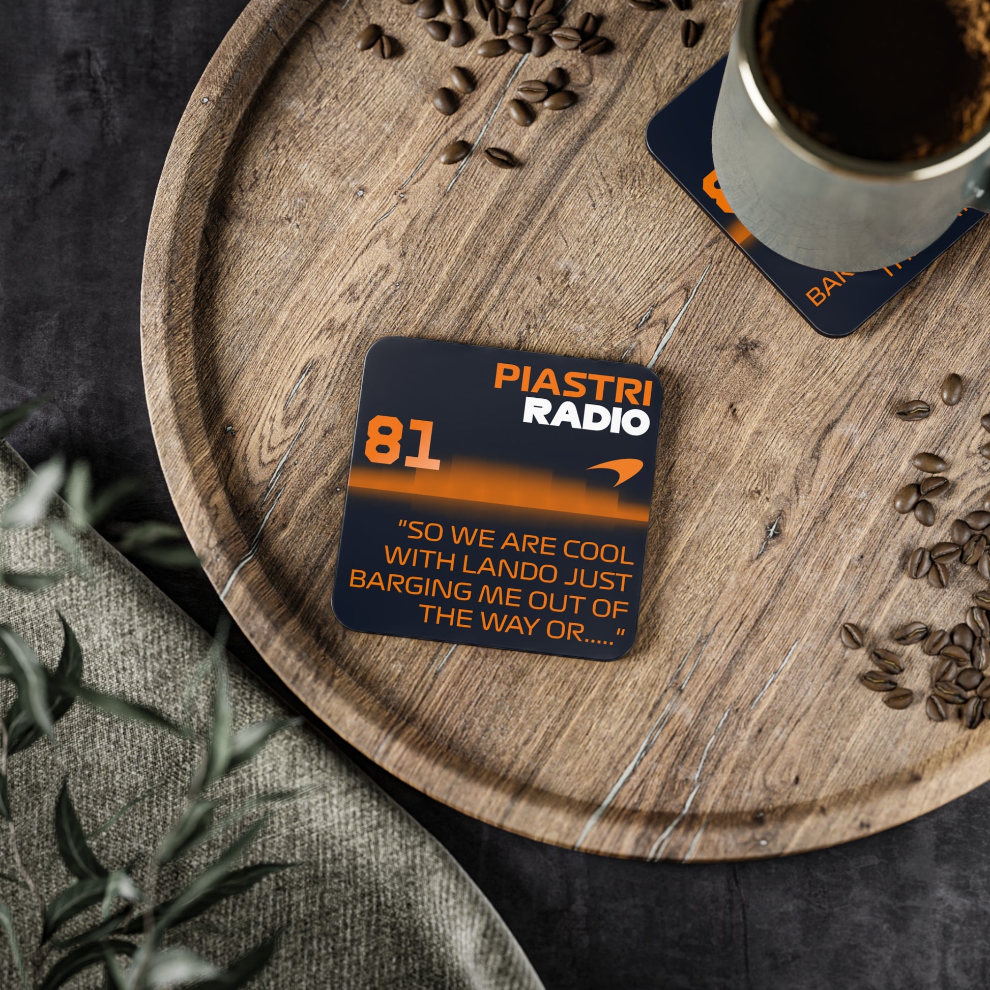 Piastri 81 quote coaster