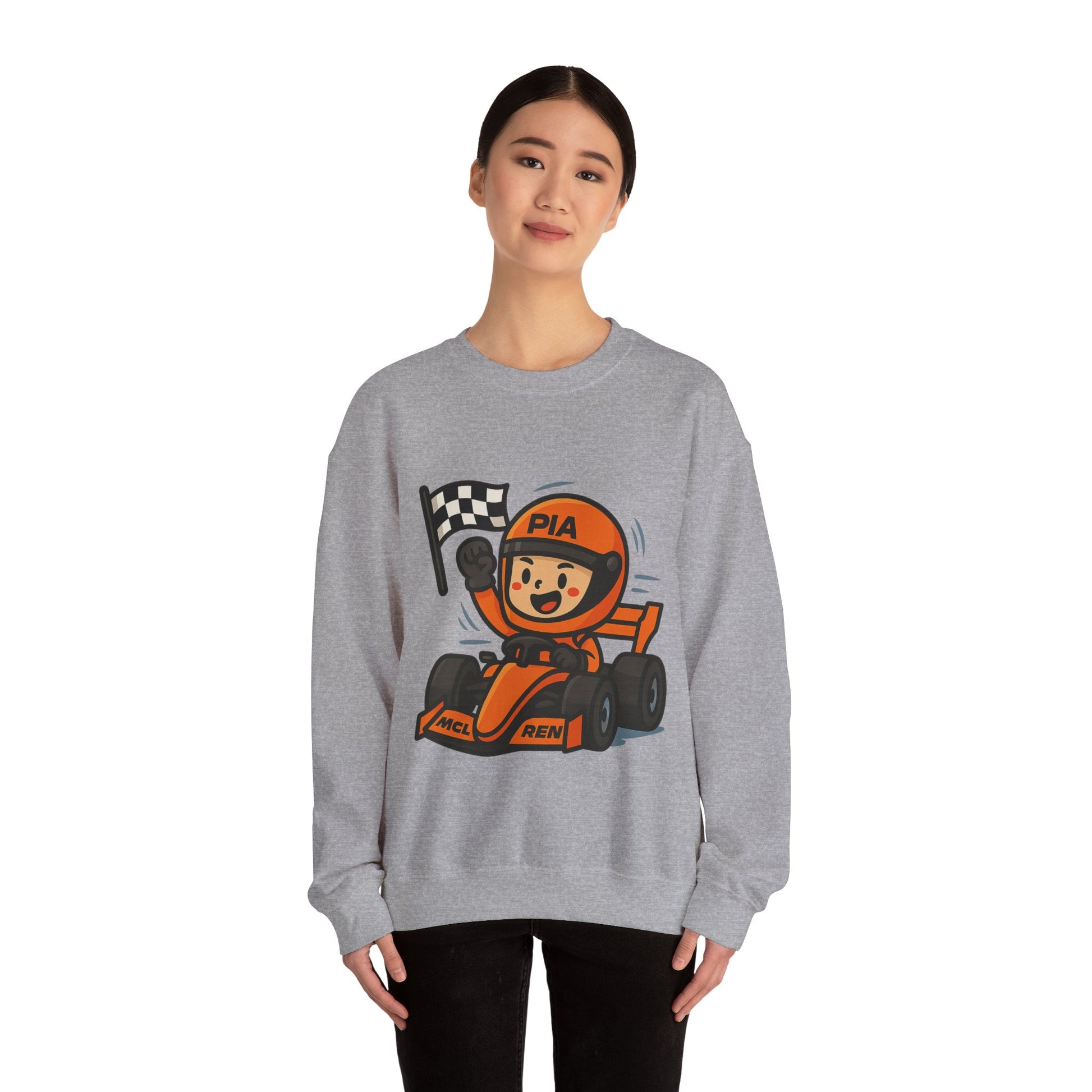 F1 racing mascot sweatshirt print