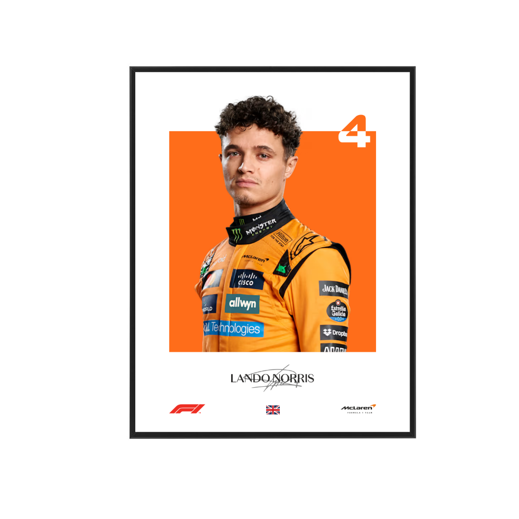 LN1 Lando Norris Print on Photographic Paper