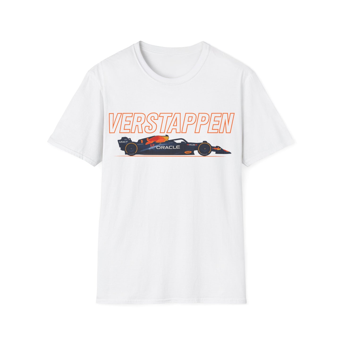 Racing Car Graphic T-Shirt — 'VERSTAPPEN' Motorsport Tee