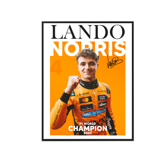 LN1 WDC Lando Norris Print on Photographic Paper
