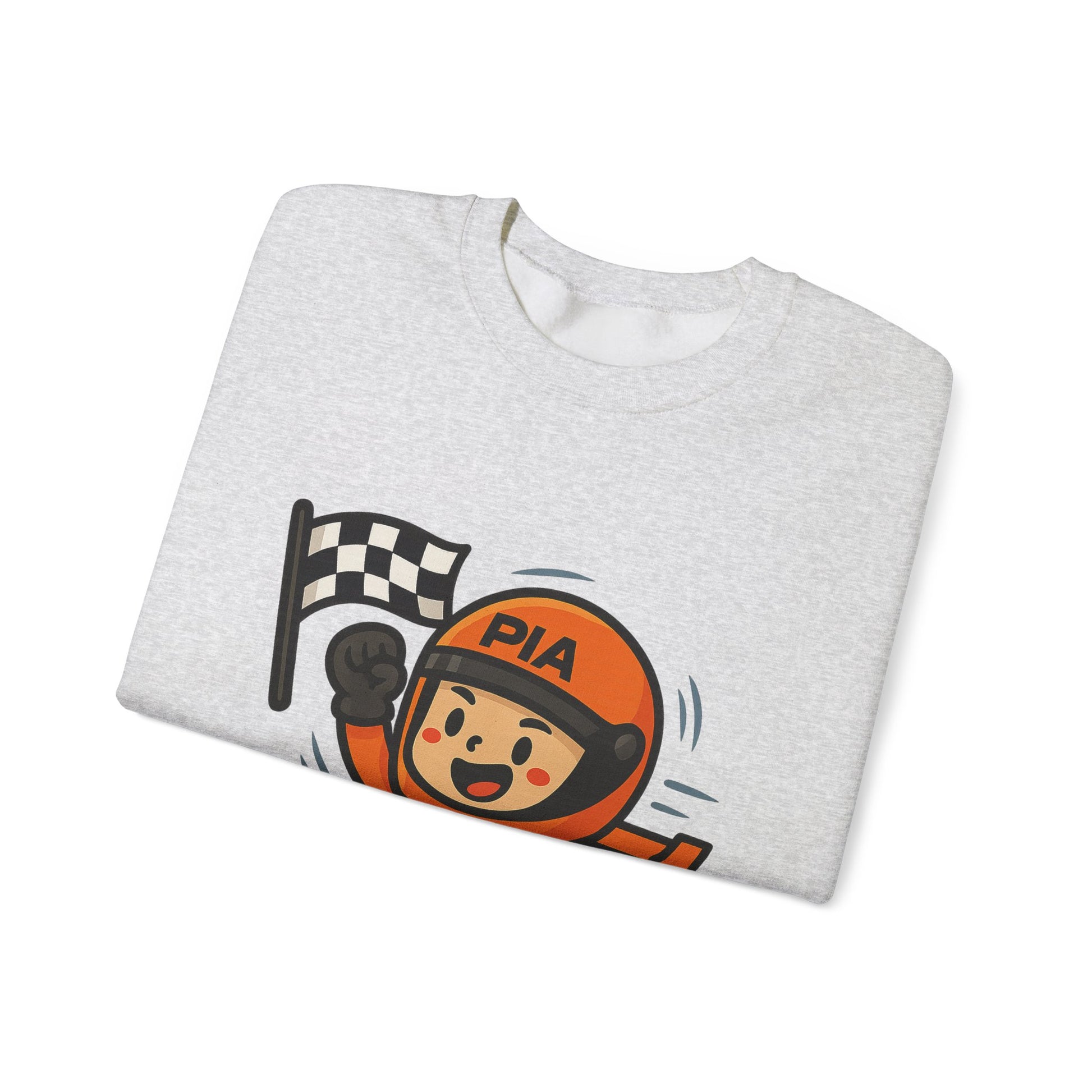 F1 racing mascot sweatshirt print