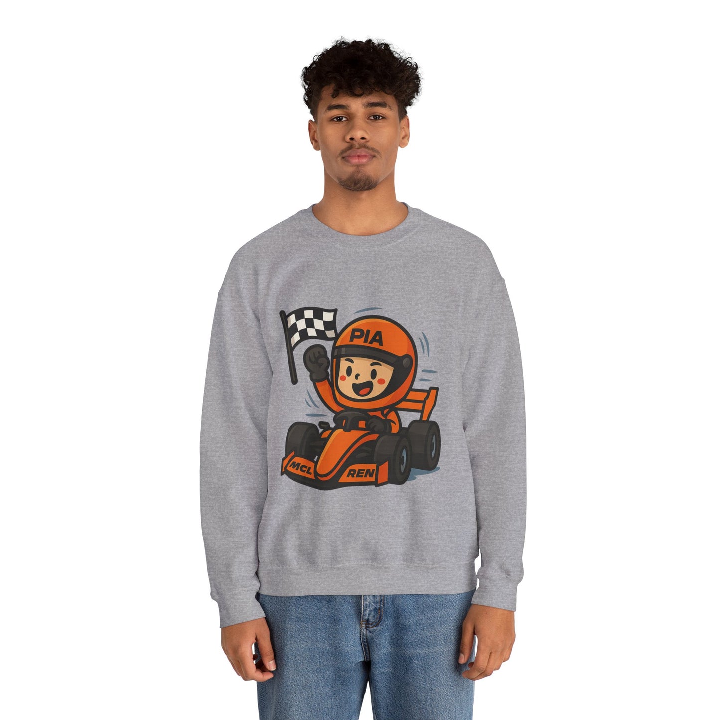 F1 racing mascot sweatshirt print
