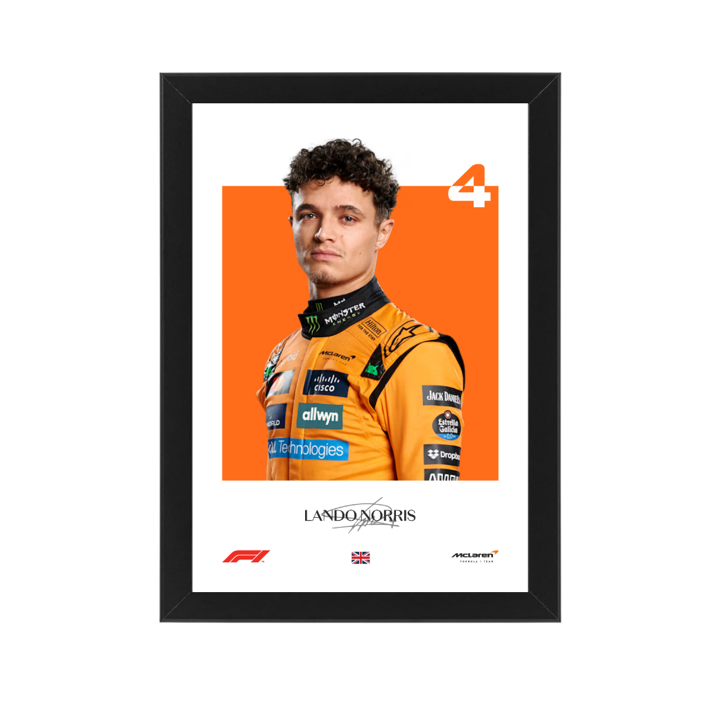 LN1 Lando Norris Print on Photographic Paper