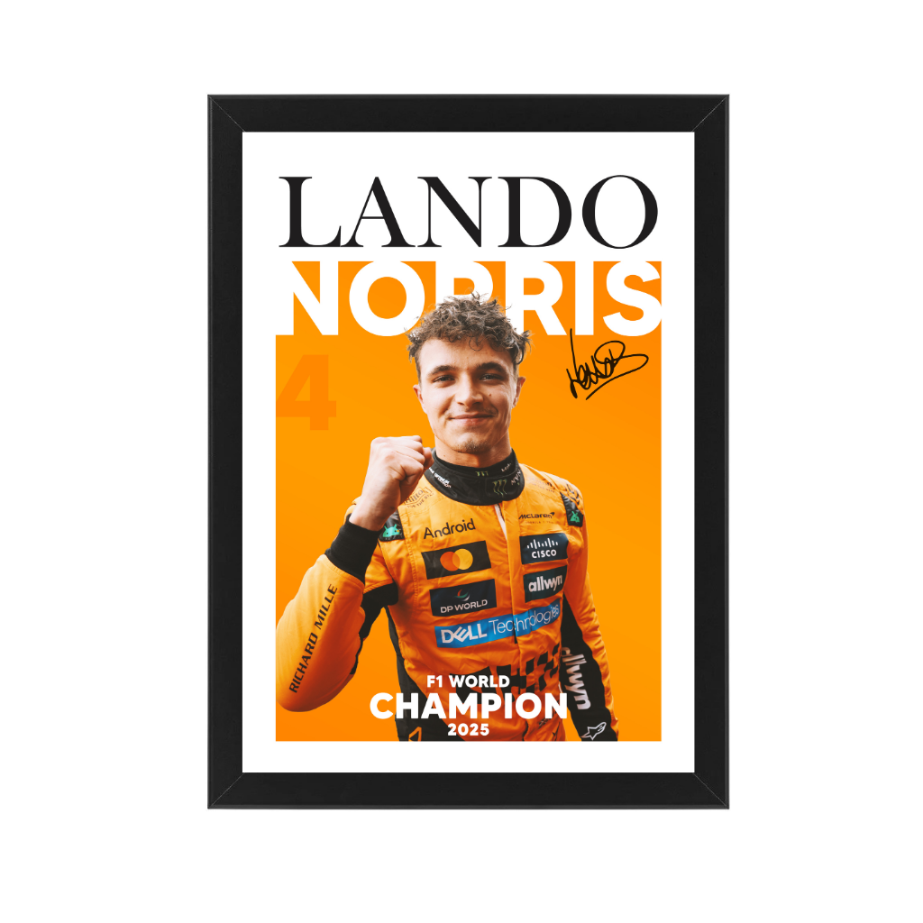 LN1 WDC Lando Norris Print on Photographic Paper