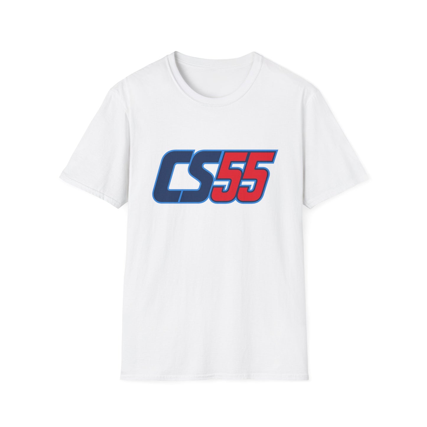 CS55 Racing Logo T‑Shirt — Calos Sainz Motorsport Tee