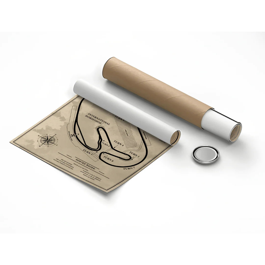 Spa circuit classic print