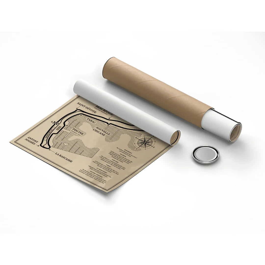 Monaco circuit classic print