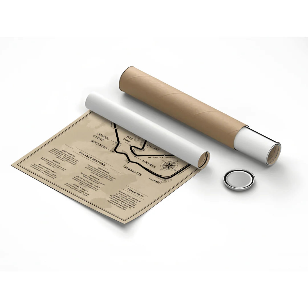 Silverstone circuit classic poster