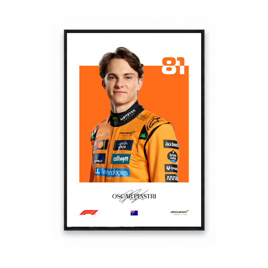 OP81  Oscar Piastri Print on Photographic Paper
